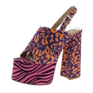 Boutique x Lemonade Shoes - Multi Platform Animal Print Heels Boutique x Lemonade Shoes - Multi Platform Animal Print Heels